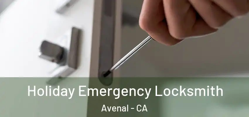  Holiday Emergency Locksmith Avenal - CA